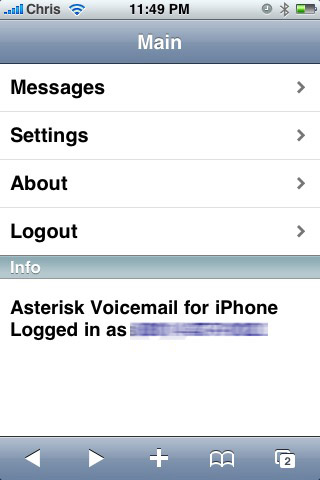 Get Asterisk Visual Voicemail Via Your iPhone - Smith On VoIP